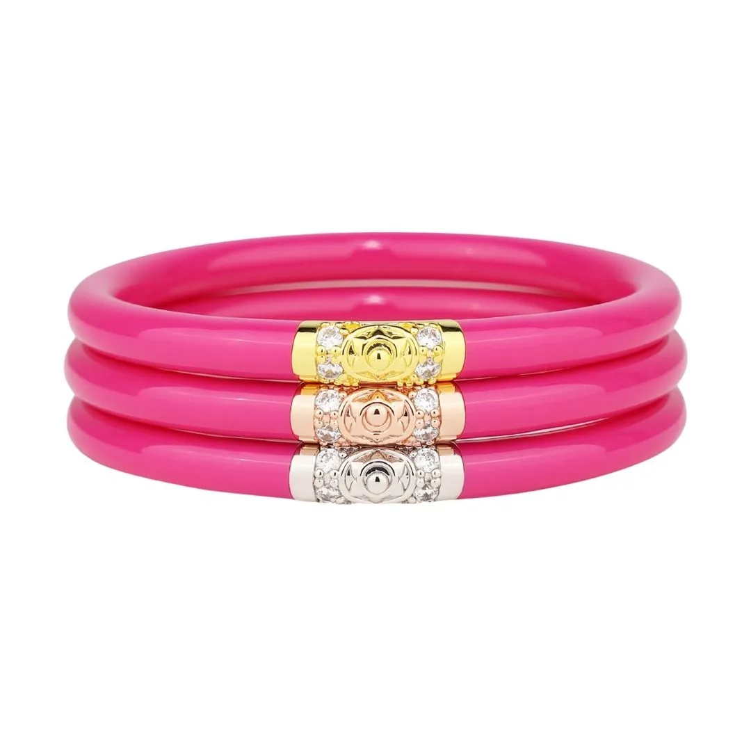 Three Kings All Weather Bangles® (AWB®) - Epic Pink sold by BuDhaGirl