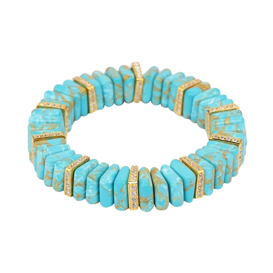 Tablet Bracelet - Sleeping Beauty Turquoise sold by BuDhaGirl product image thumbnail 2