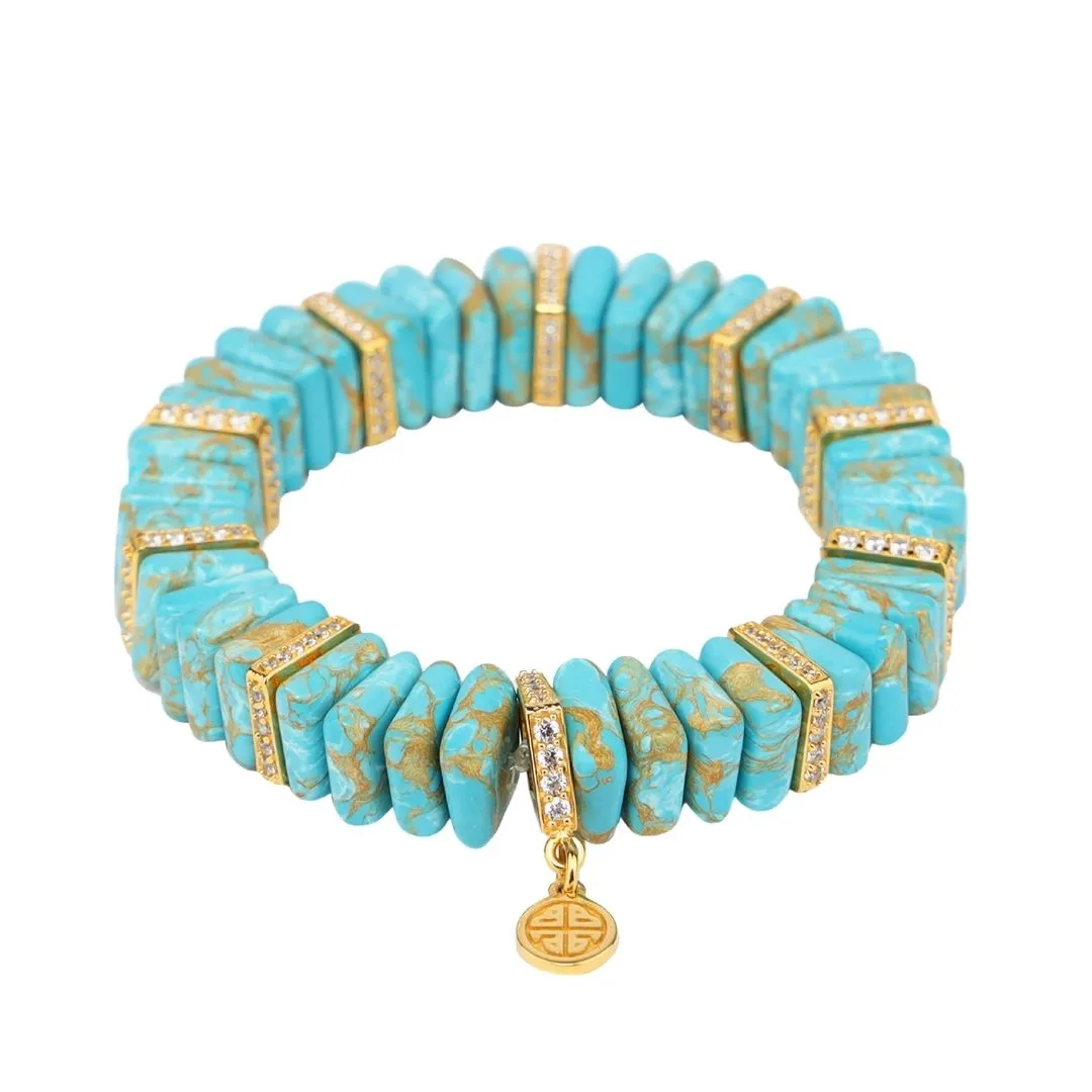 Tablet Bracelet - Sleeping Beauty Turquoise sold by BuDhaGirl product image thumbnail 3