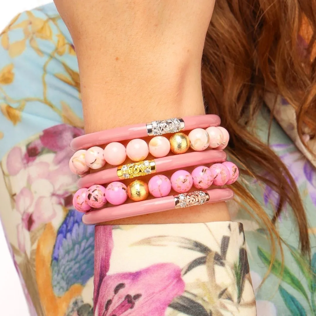 Marble Beaded Bracelet - Blush sold by BuDhaGirl product image thumbnail 3