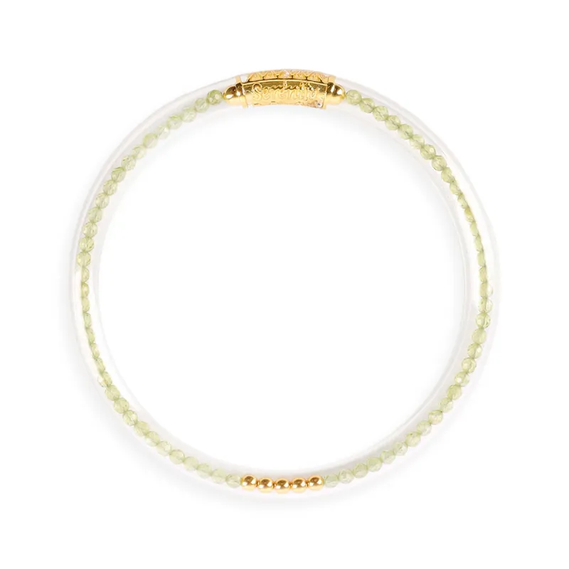 Peridot Luxe All Weather Bangle®(AWB®) - Serenity Prayer sold by BuDhaGirl