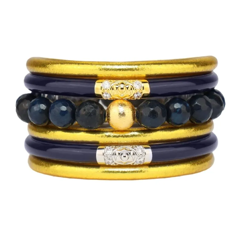 Navy/Gold Stack sold by BuDhaGirl