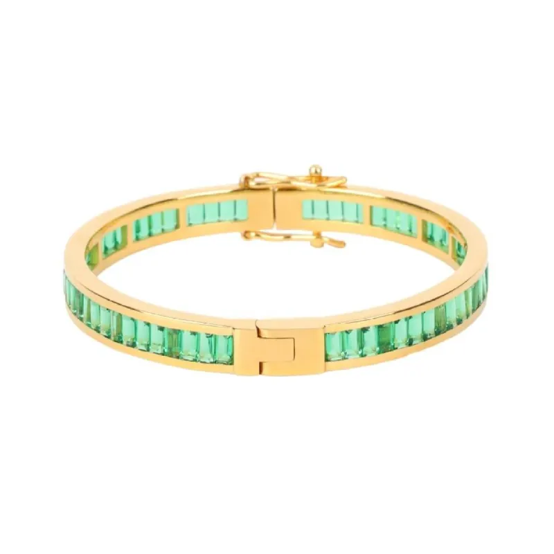 Emerald Infinity Bracelet sold by BuDhaGirl