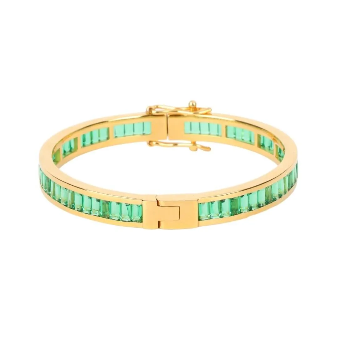 Emerald Infinity Bracelet sold by BuDhaGirl