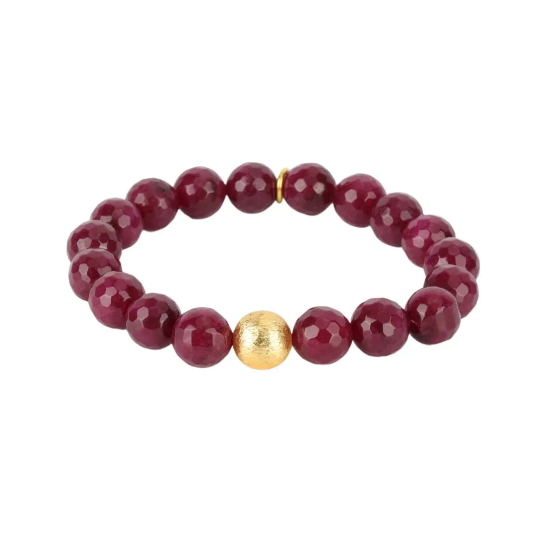 Bianca Bracelet - Ruby sold by BuDhaGirl
