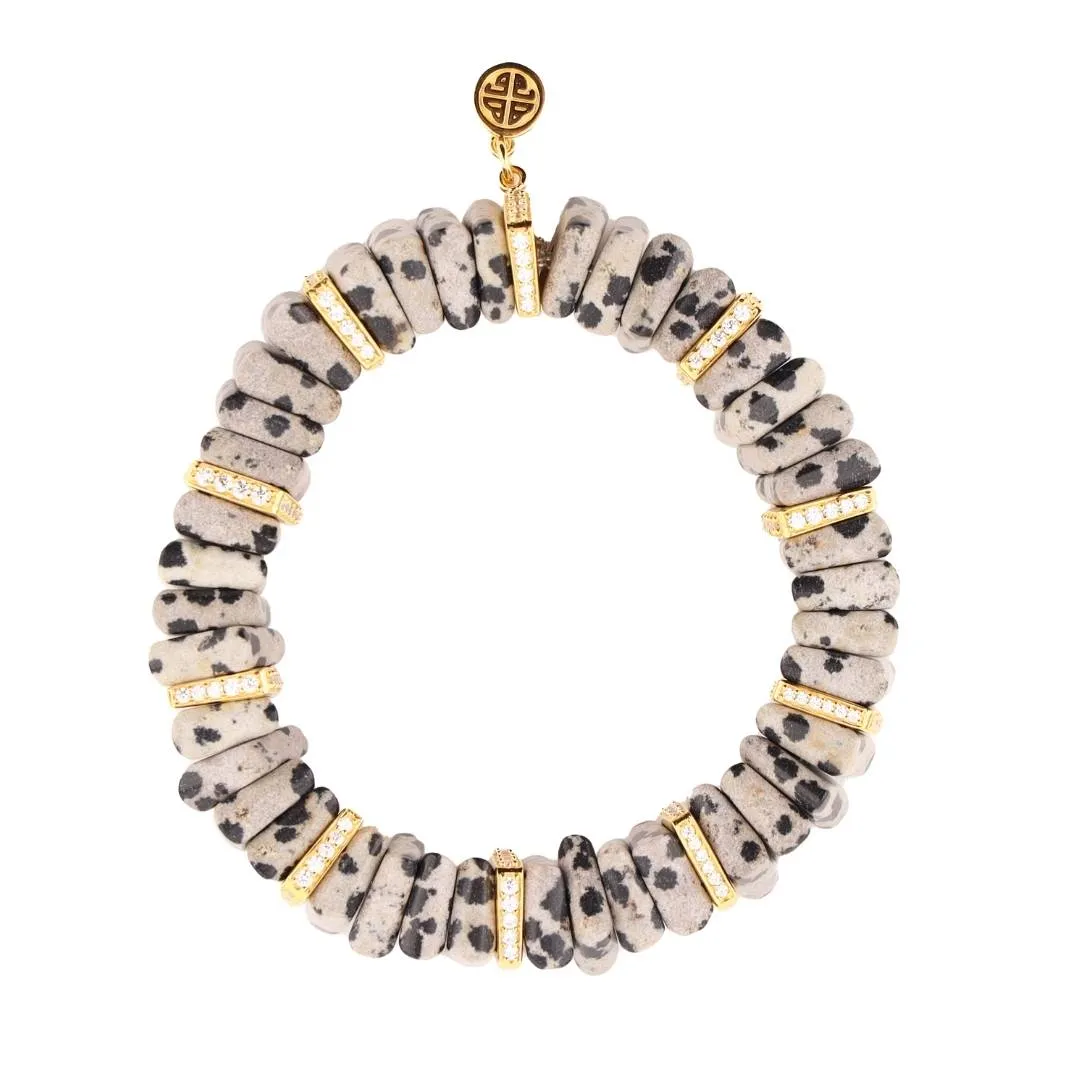 BuDhaFille Tablet Bracelet - Dalmatian Jasper sold by BuDhaGirl