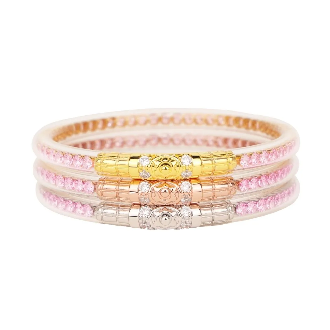 Three Queens All Weather Bangles® (AWB®) - Petal Pink sold by BuDhaGirl