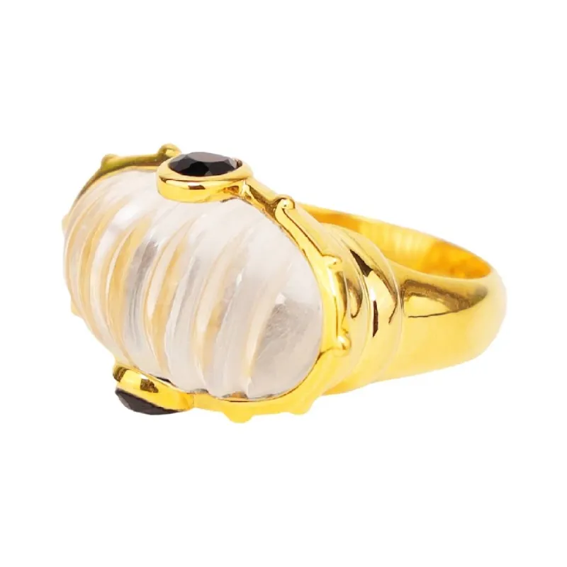 Dome Ring - Clear sold by BuDhaGirl