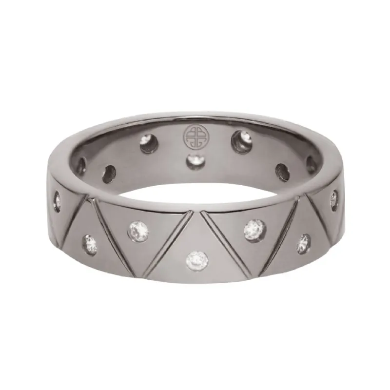 Light Serenity Ring - Gunmetal sold by BuDhaGirl