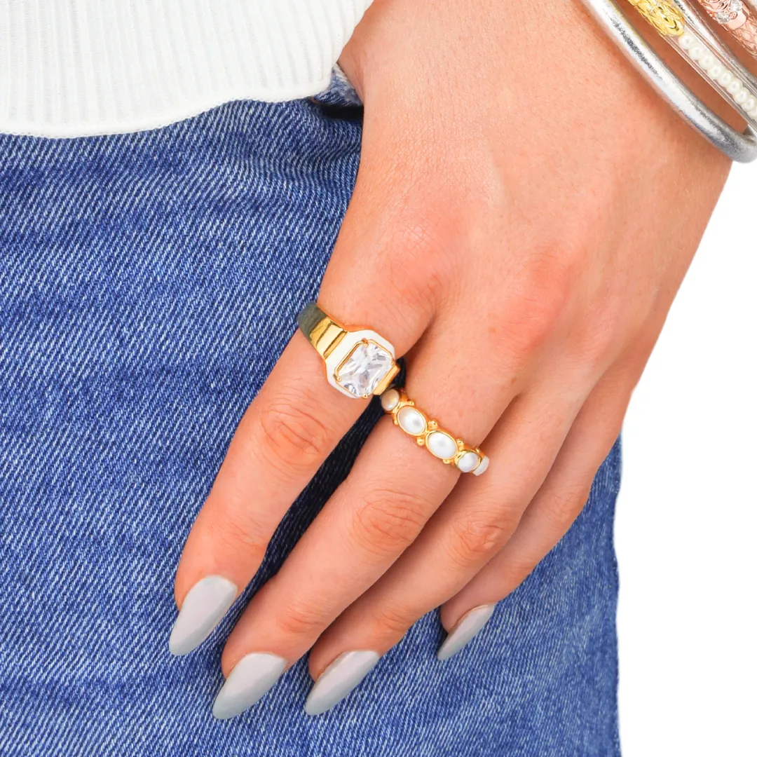 Cushion Ring - Clear sold by BuDhaGirl product image thumbnail 4