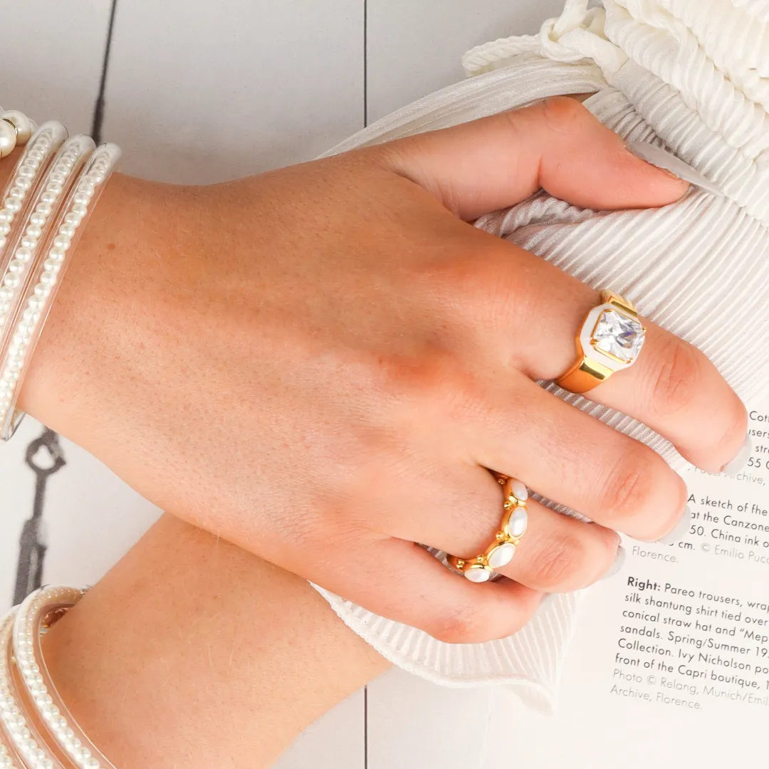 Cushion Ring - Clear sold by BuDhaGirl product image thumbnail 5