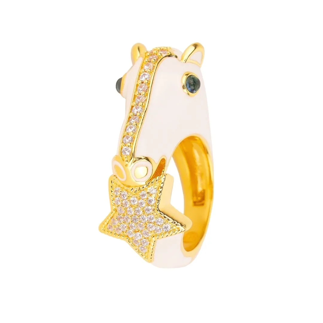 Stallion Ring - White sold by BuDhaGirl