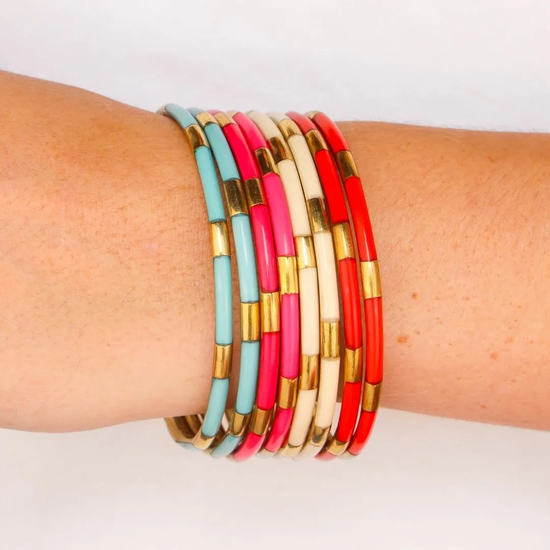 Multi Birthday Veda Bangles - Set of 8 sold by BuDhaGirl product image thumbnail 2