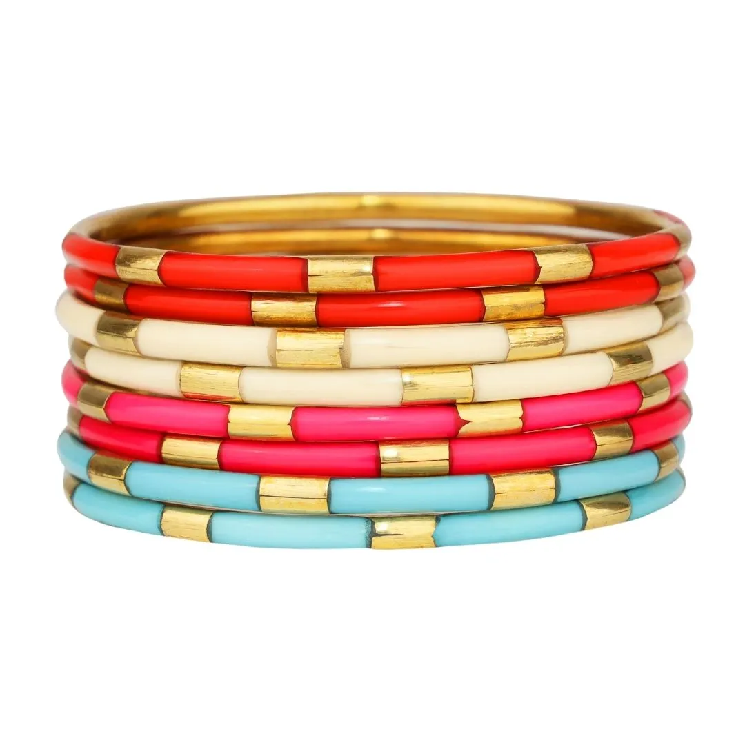 Multi Birthday Veda Bangles - Set of 8 sold by BuDhaGirl