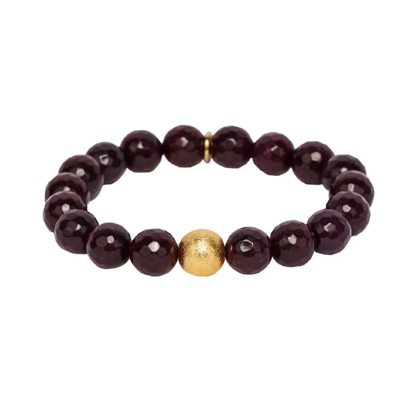 Bianca Bracelet - Garnet sold by BuDhaGirl