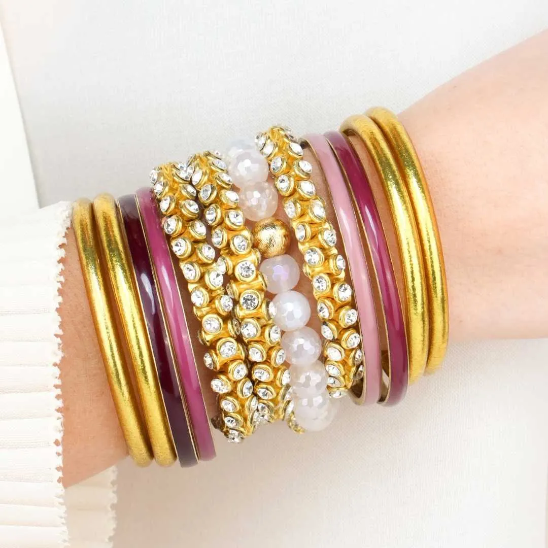 Mélange Beaded Bracelet - Snow sold by BuDhaGirl product image thumbnail 2