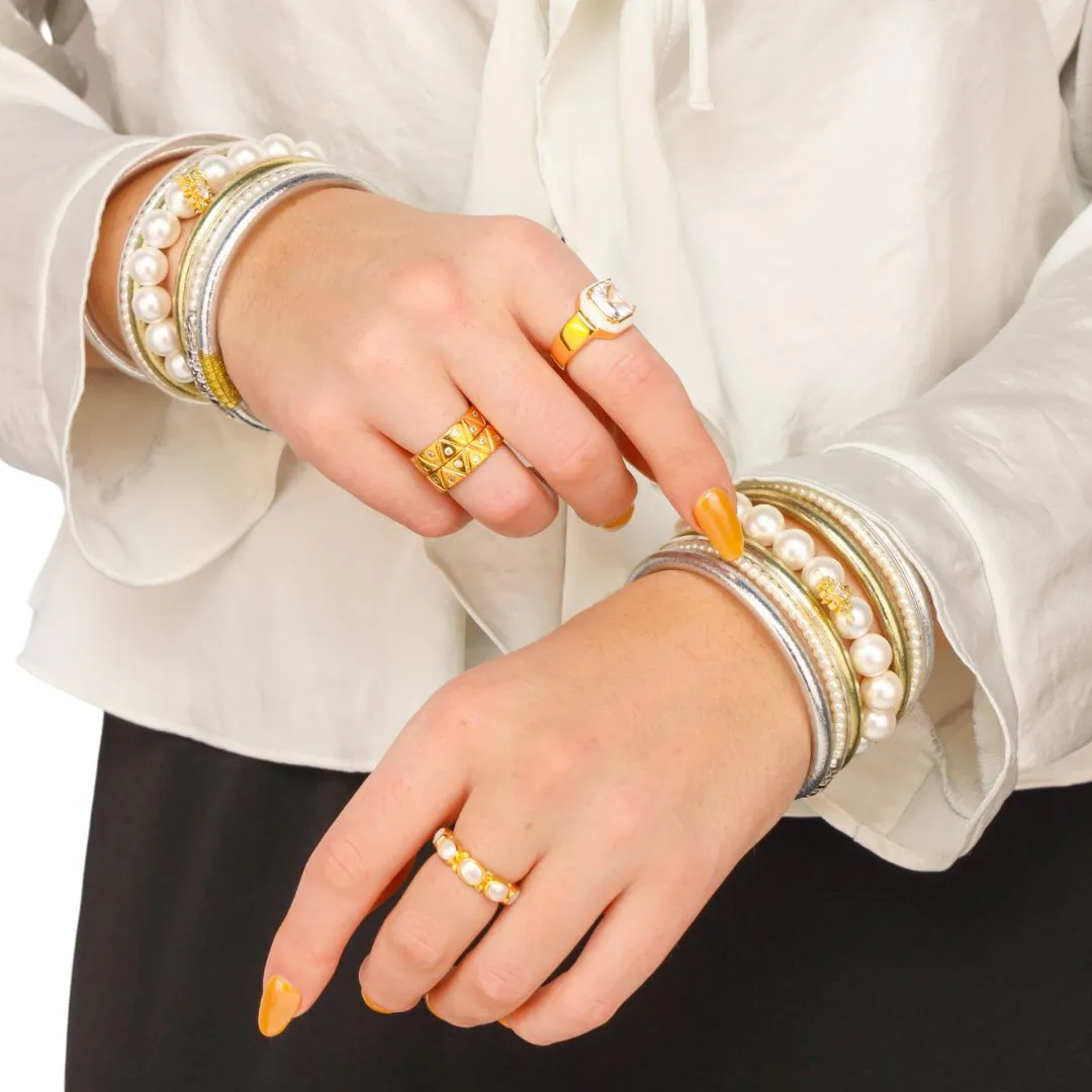 Star Bright Pearl Beaded Bracelet sold by BuDhaGirl product image thumbnail 3