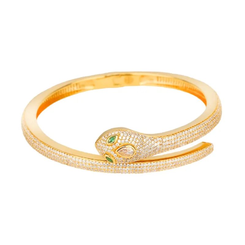 Snake Pavé Bracelet sold by BuDhaGirl