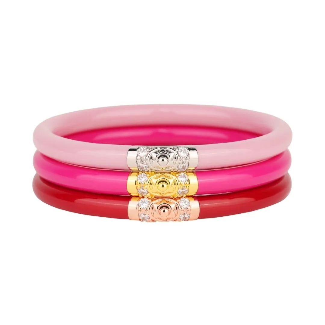 Valentine Three Kings All Weather Bangles® Stack sold by BuDhaGirl