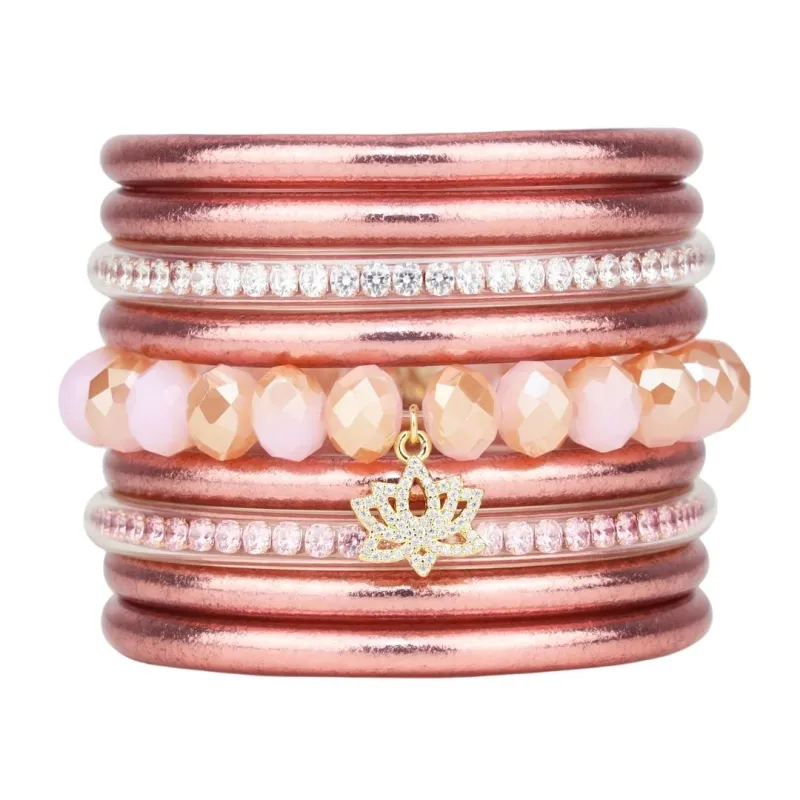 Evolution Luxe Stack- Rose Gold sold by BuDhaGirl