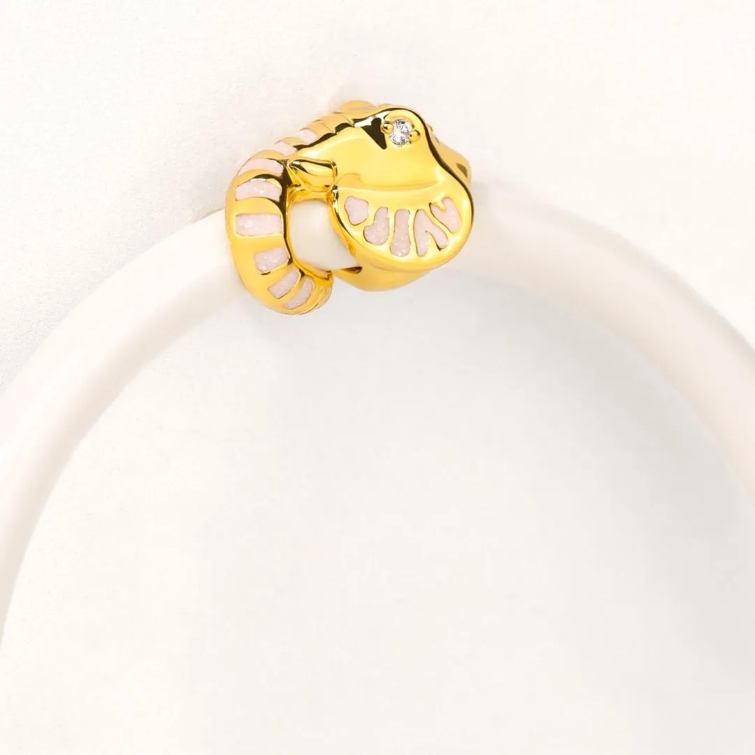 Fauna Elephant All Weather Bangle® (AWB®) - Ivory sold by BuDhaGirl product image thumbnail 2