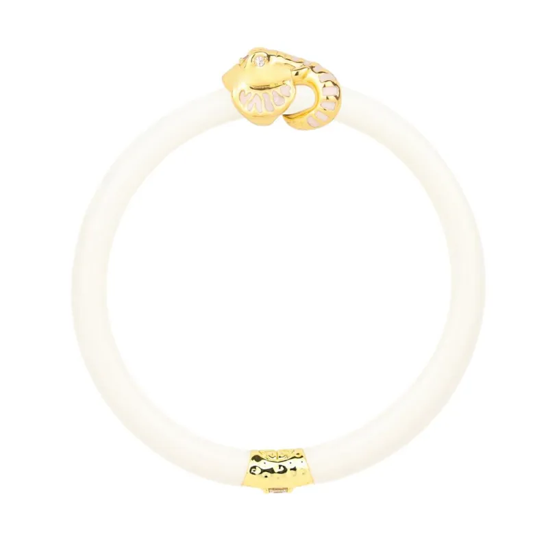 Fauna Elephant All Weather Bangle® (AWB®) - Ivory sold by BuDhaGirl