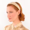 Natasha Cream Sequin Pearl Headband sold by BuDhaGirl