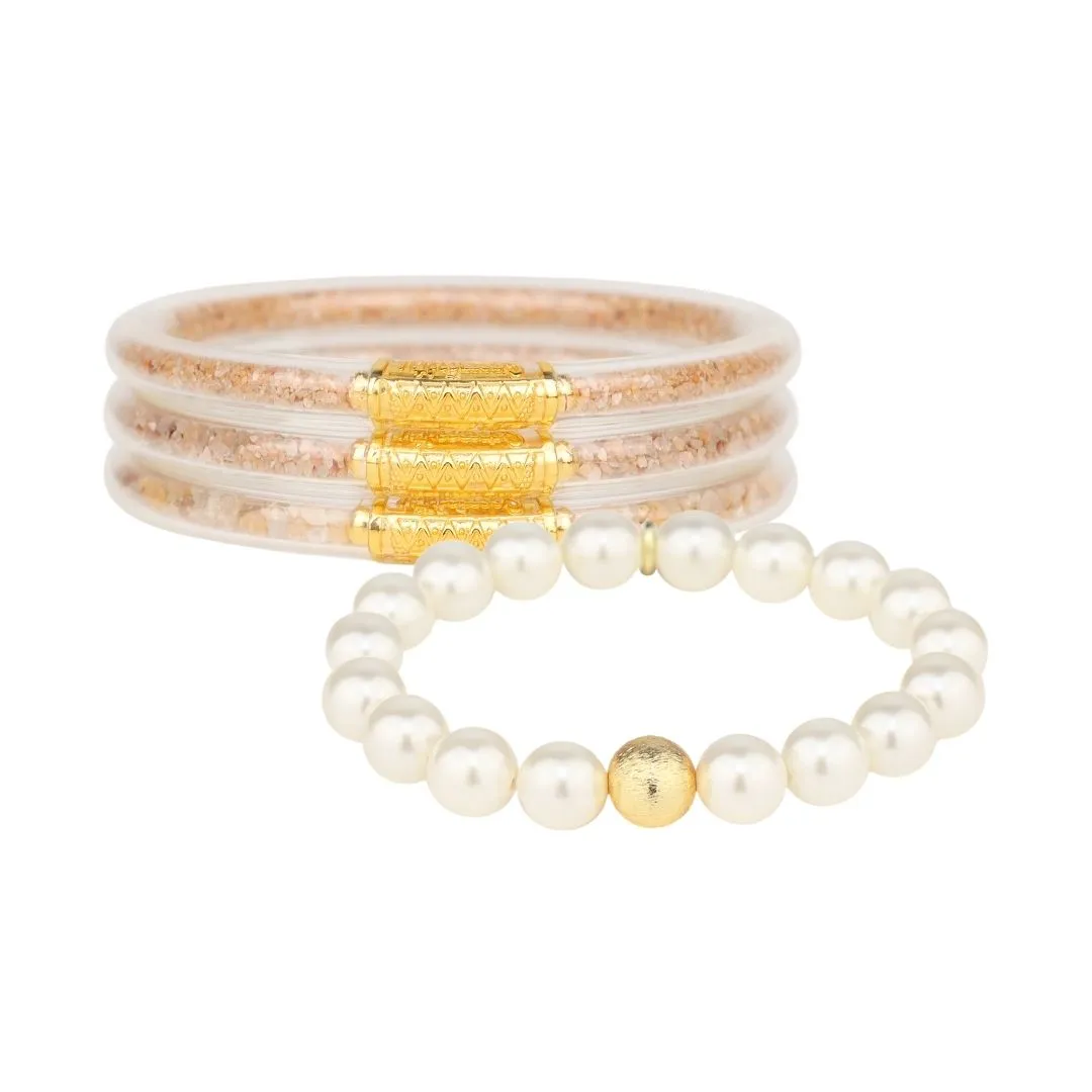 Three Sands AWB® & Mala Pearl Bracelet Bundle sold by BuDhaGirl