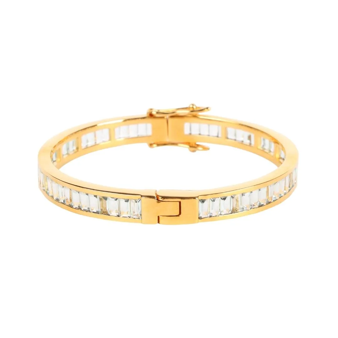 Sky Blue Topaz Infinity Bracelet sold by BuDhaGirl