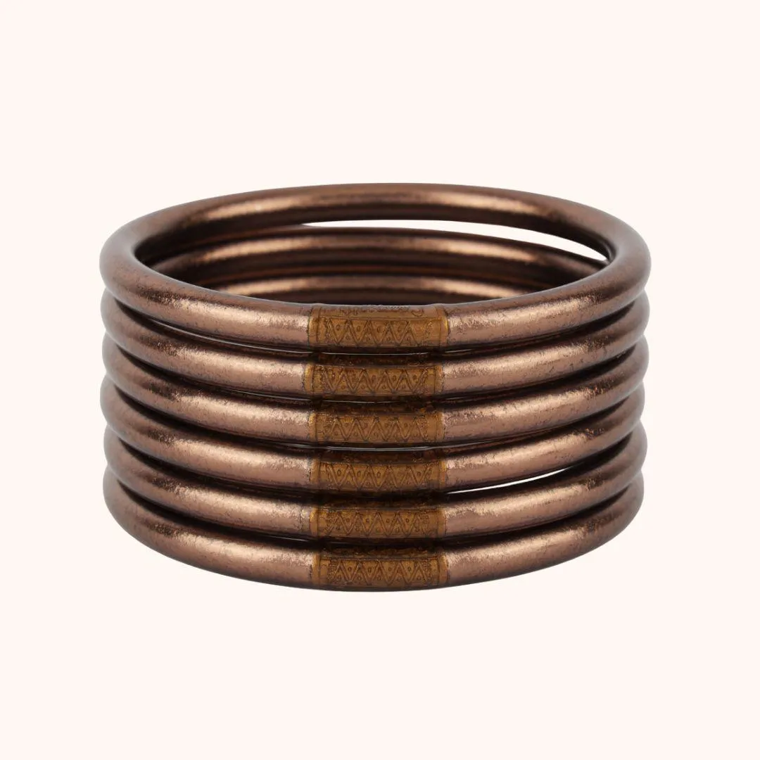 Meteorite & Champagne All Weather Bangles® Bundle sold by BuDhaGirl product image thumbnail 2