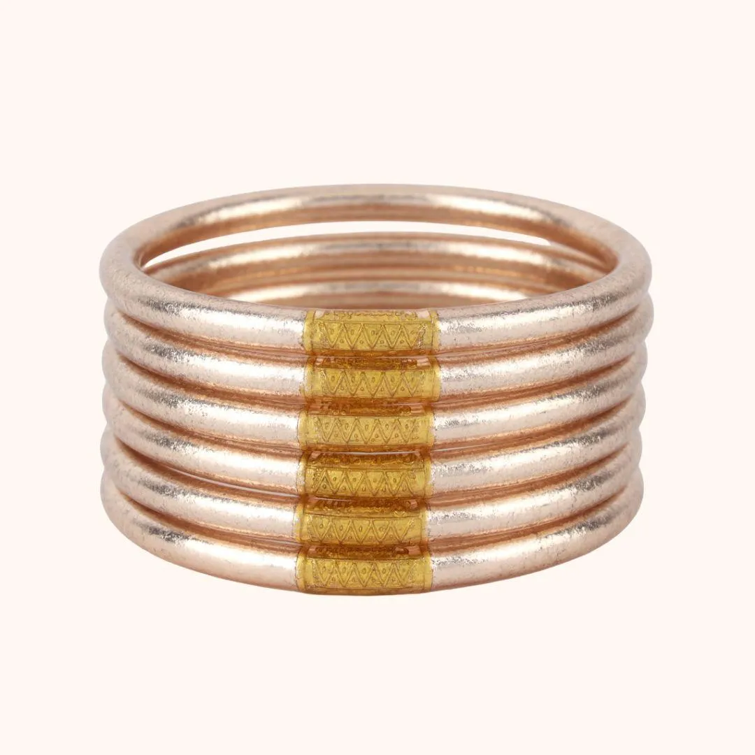 Meteorite & Champagne All Weather Bangles® Bundle sold by BuDhaGirl product image thumbnail 3
