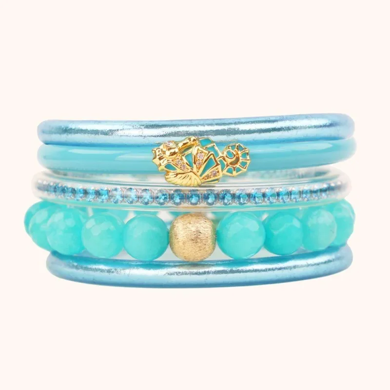 Turquoise Seahorse Stack sold by BuDhaGirl