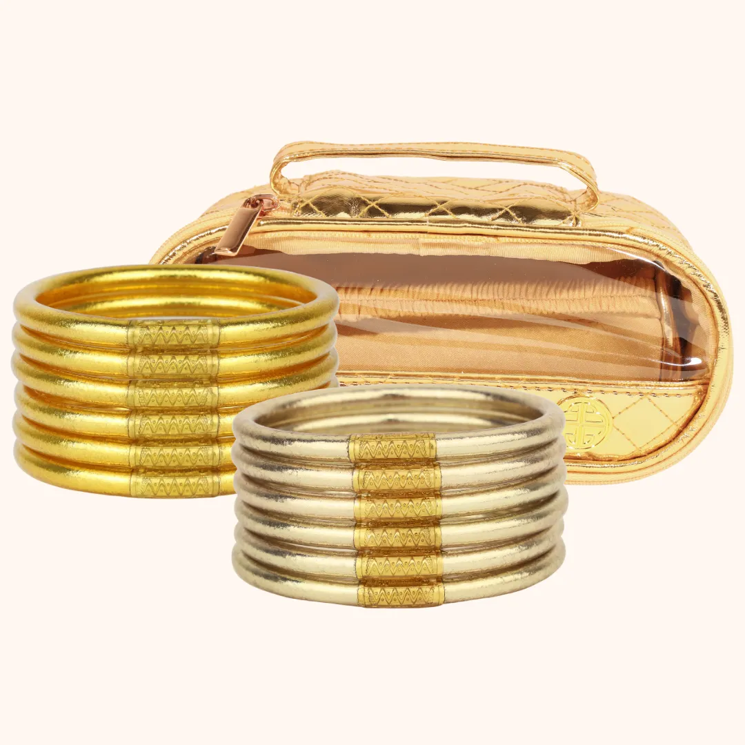 Gold & Etoile All Weather Bangles® Bundle sold by BuDhaGirl