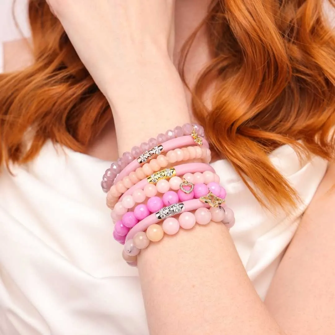 Three Kings All Weather Bangles® (AWB®) - Pink sold by BuDhaGirl product image thumbnail 3