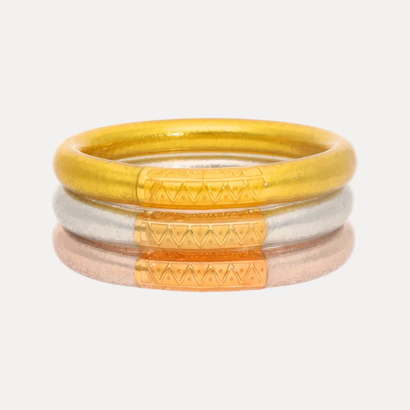 Mixed Gold Tzubbie All Weather Bangles® Bundle sold by BuDhaGirl