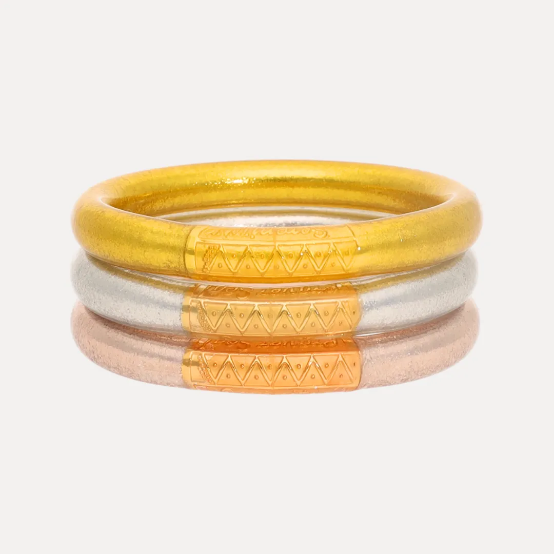 Mixed Gold Tzubbie All Weather Bangles® Bundle sold by BuDhaGirl