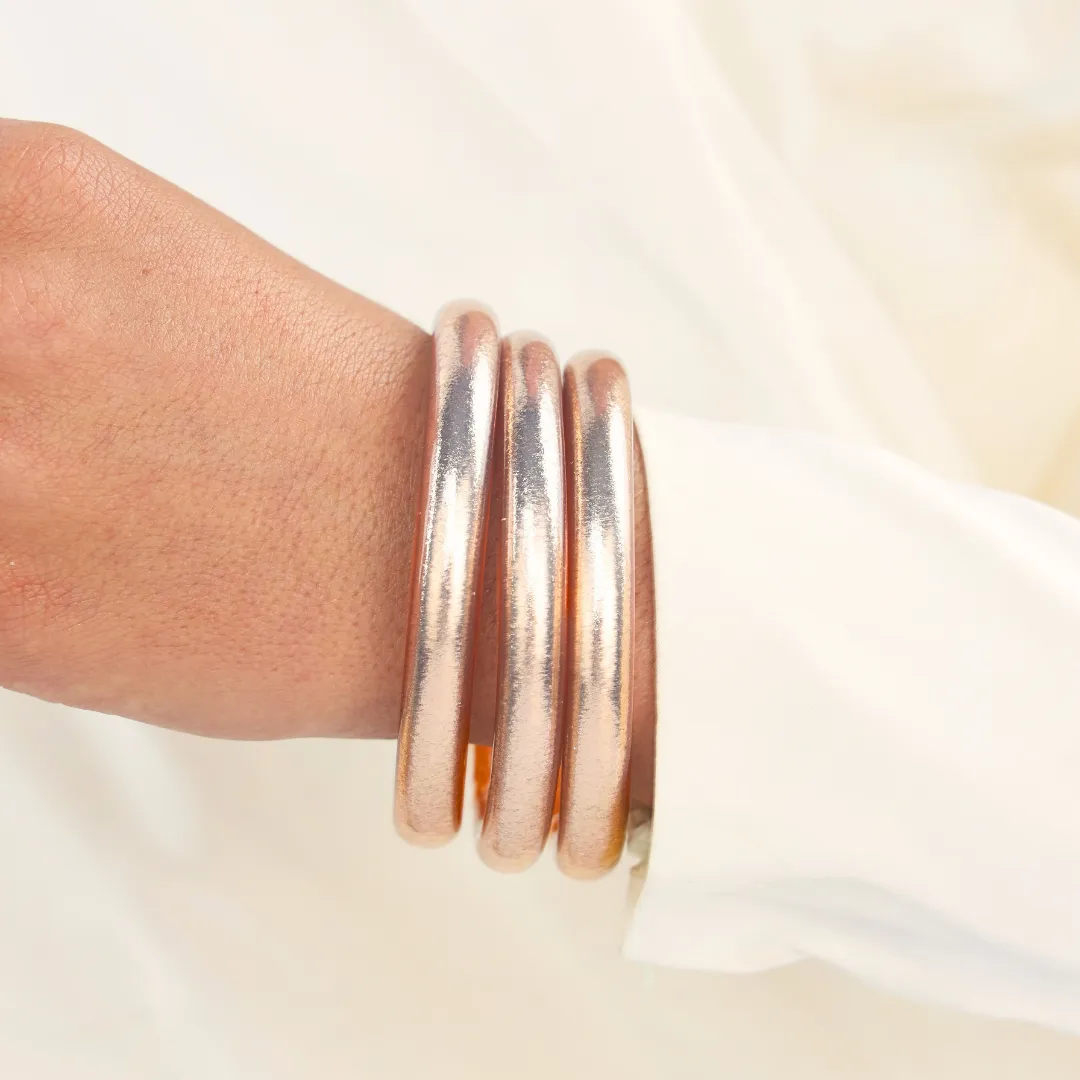 Champagne Tzubbie All Weather Bangles® Bundle sold by BuDhaGirl product image thumbnail 2