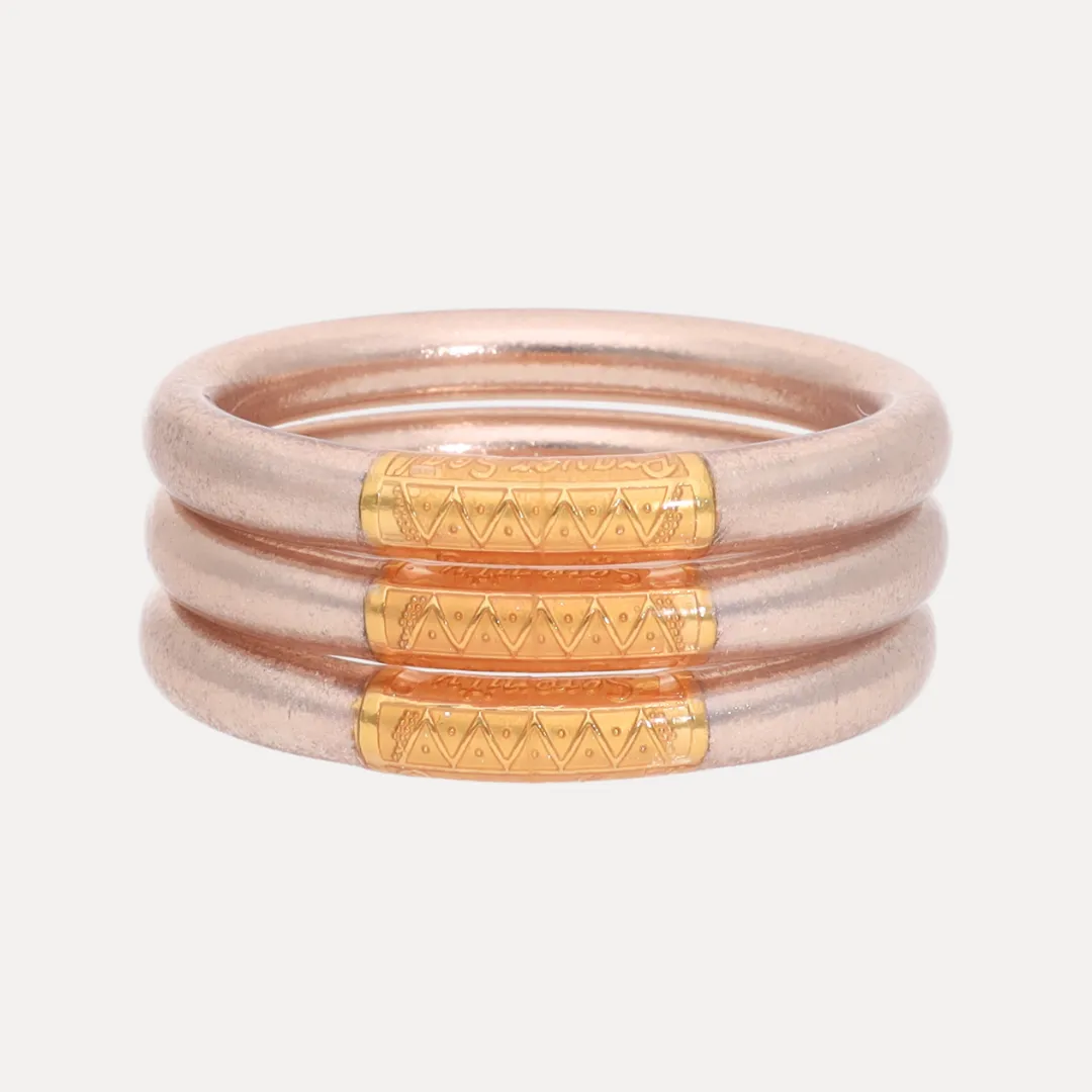 Champagne Tzubbie All Weather Bangles® Bundle sold by BuDhaGirl