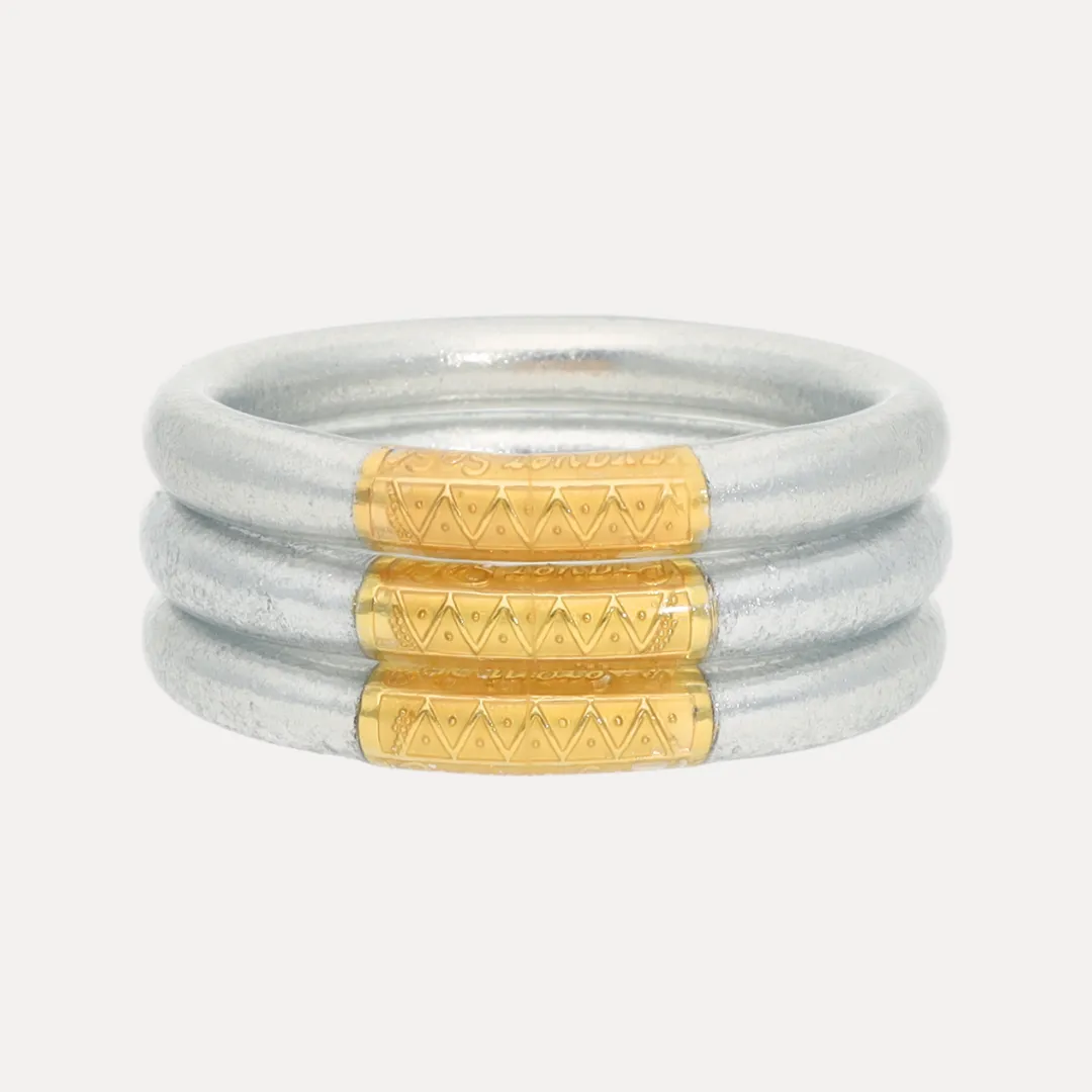Silver Tzubbie All Weather Bangles® Bundle sold by BuDhaGirl