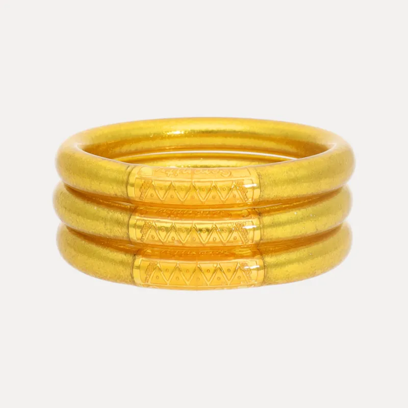 Gold Tzubbie All Weather Bangles® Bundle sold by BuDhaGirl