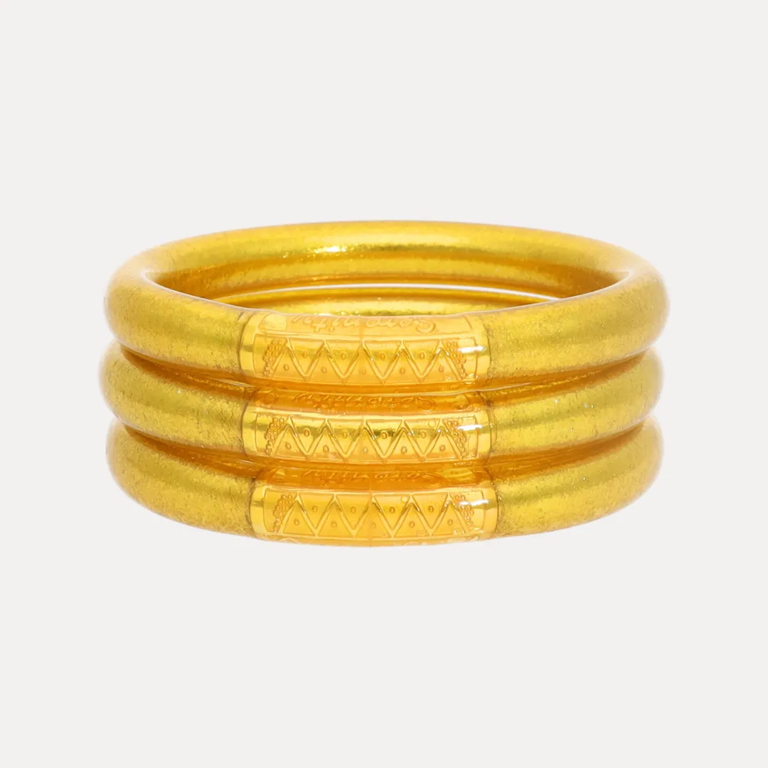 Gold Tzubbie All Weather Bangles® Bundle sold by BuDhaGirl