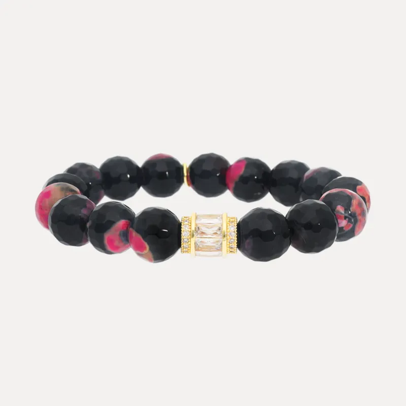 Peony Noir Bracelet made by BuDhaGirl