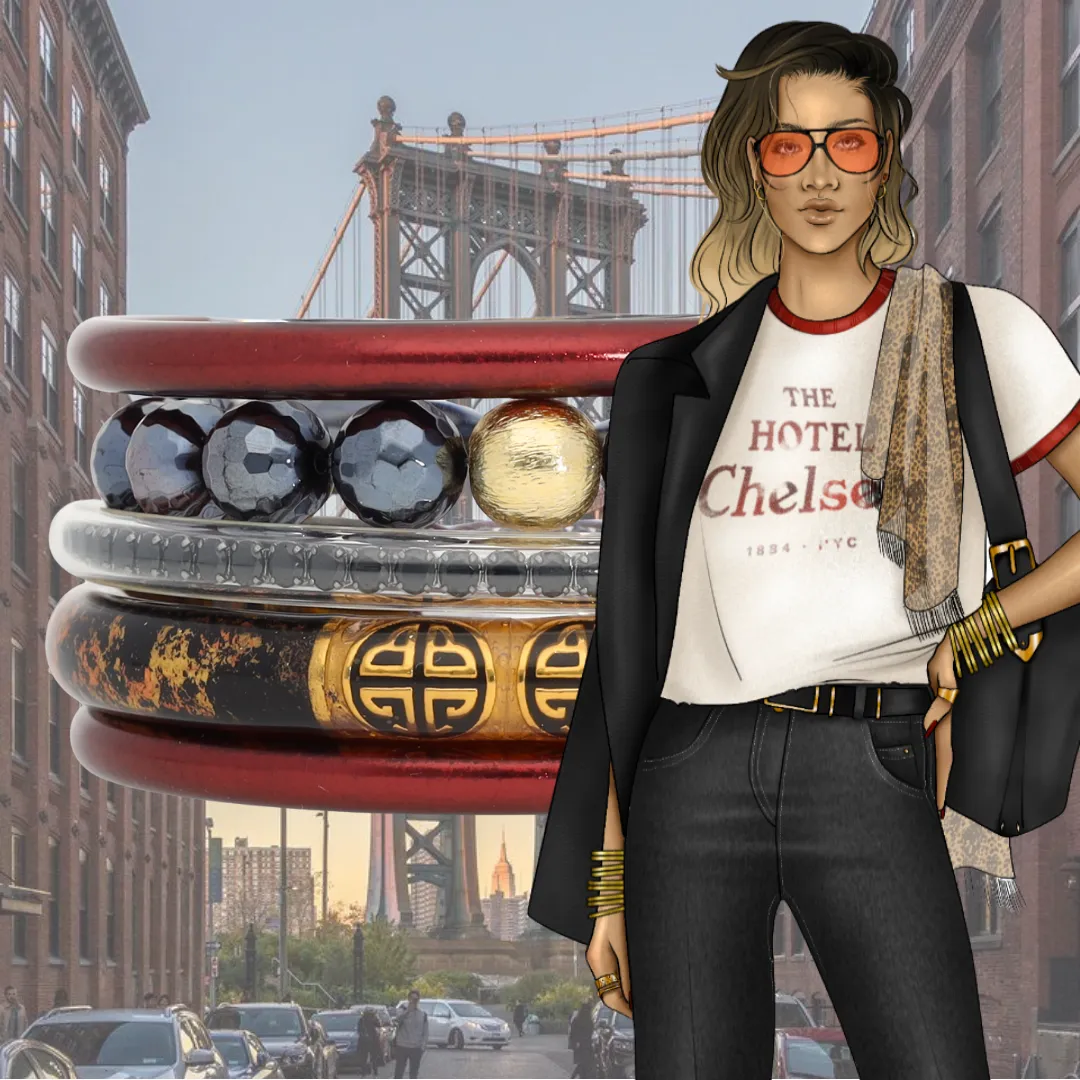 The New York Nuance Luxe Stack sold by BuDhaGirl product image thumbnail 3