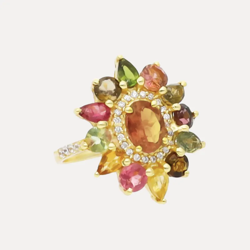 Flora Ring - Citrine sold by BuDhaGirl