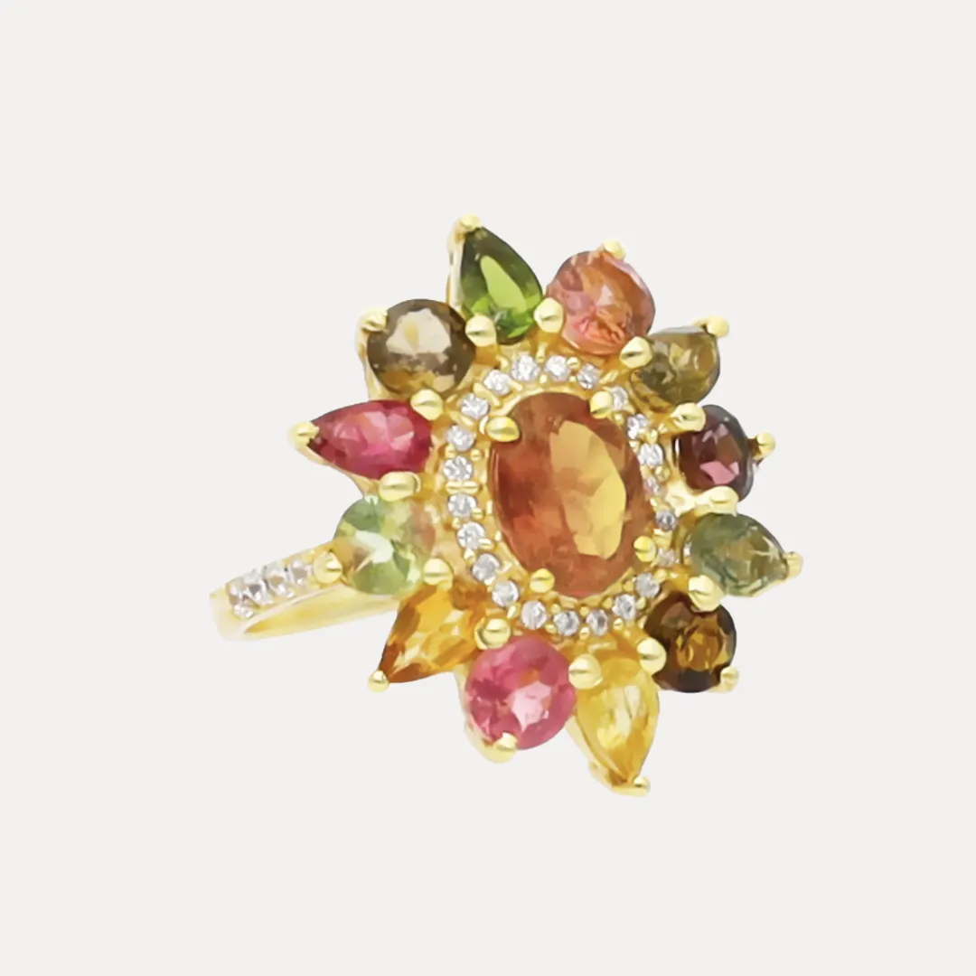 Flora Ring - Citrine sold by BuDhaGirl