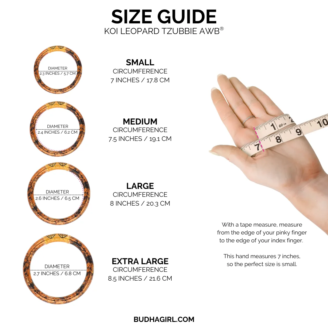 KOI Leopard Tzubbie All Weather Bangle® (AWB®) sold by BuDhaGirl product image thumbnail 4