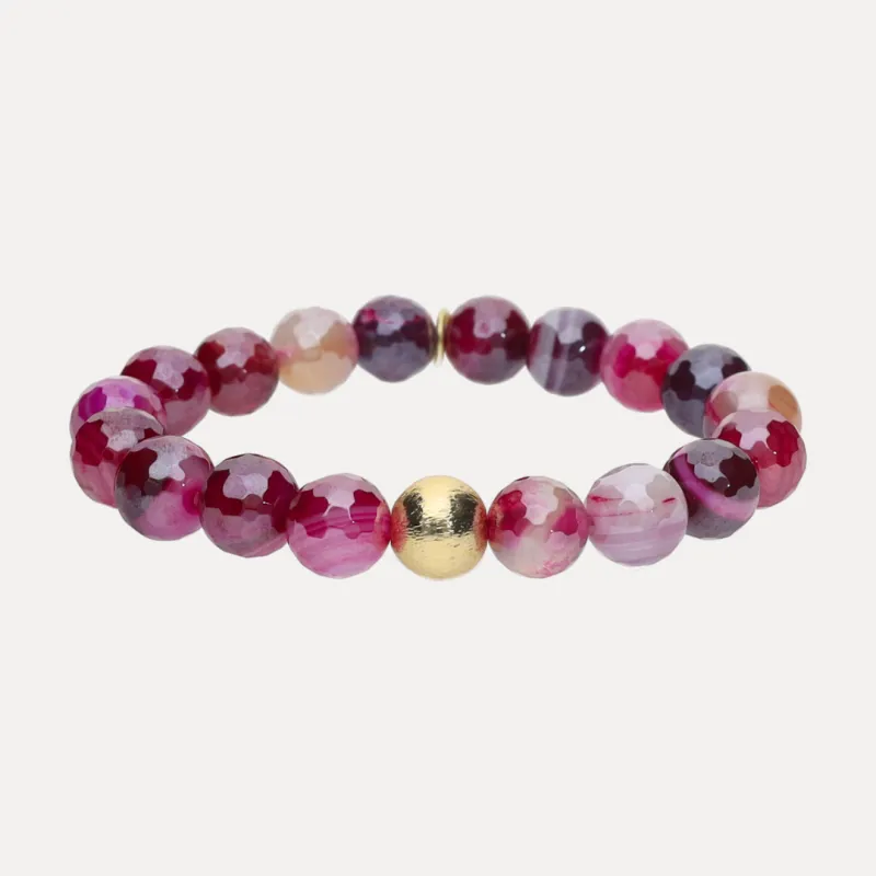 Mélange Beaded Bracelet - BDG Pink sold by BuDhaGirl