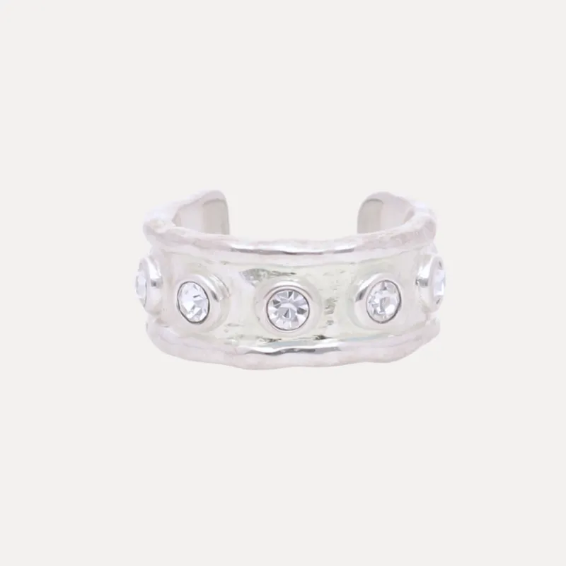 Seven Crystal Ring - Silver sold by BuDhaGirl