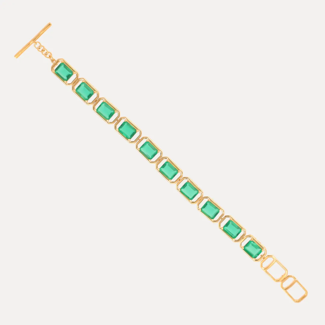 Emerald Margaux Crystal Bracelet sold by BuDhaGirl product image thumbnail 3