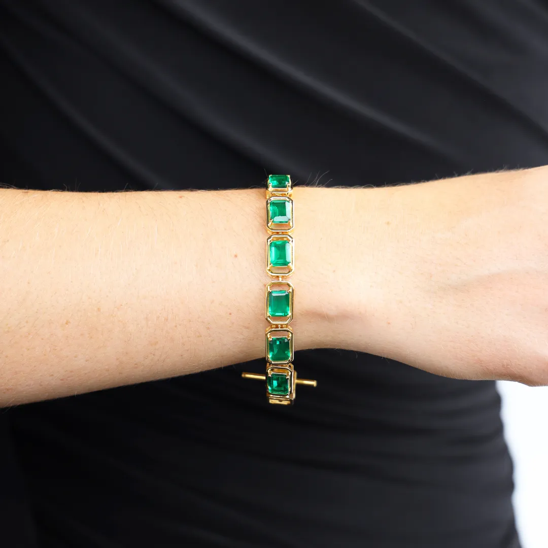 Emerald Margaux Crystal Bracelet sold by BuDhaGirl product image thumbnail 4
